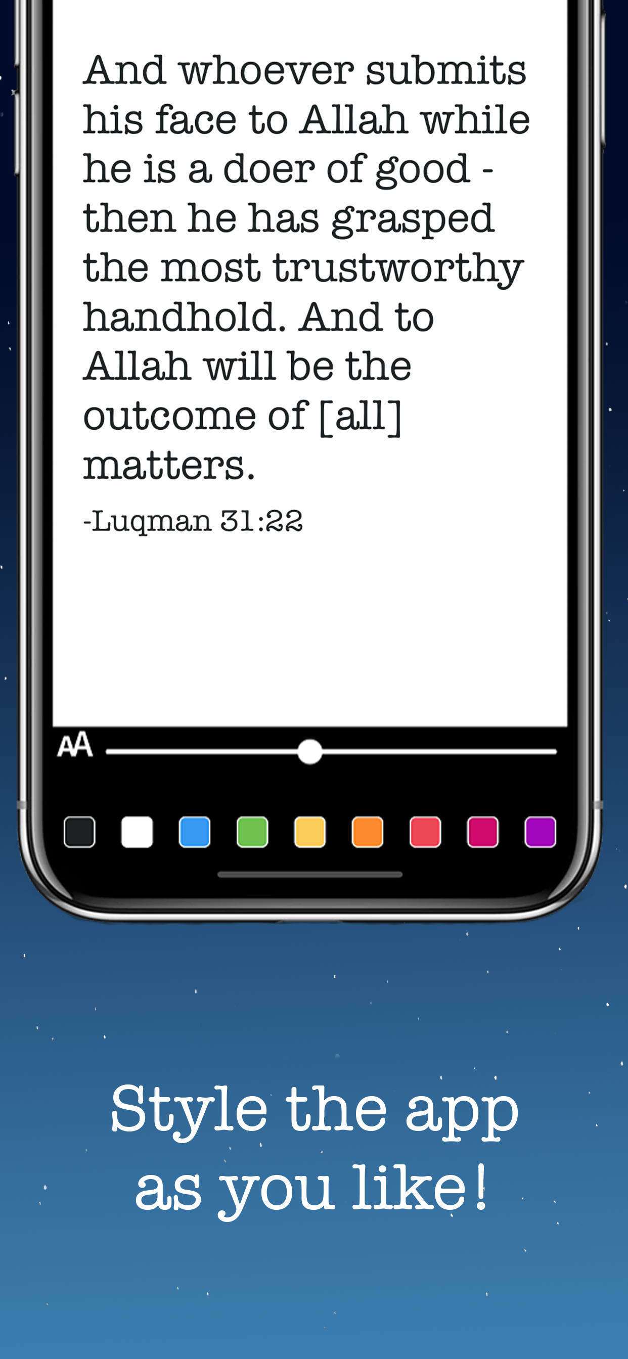 Screenshot 4 of Daily Quran Quotes